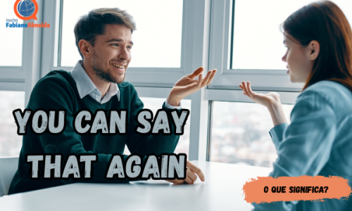You can say that again | O que significa?